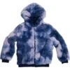 Zunie Tie-Dye Print Fuzzy Jacket (Big Kids) -Best Clothing Shop 719MeZ6Tl2L. AC SR736920