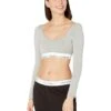 Calvin Klein Underwear Modern Cotton Unlined Bralette (Long Sleeve) -Best Clothing Shop 71iT7Fg119L. AC SR736920