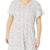 Karen Neuburger Plus Size Island Breeze Short Sleeve Nightshirt -Best Clothing Shop 811pbBer4L. AC SR736920