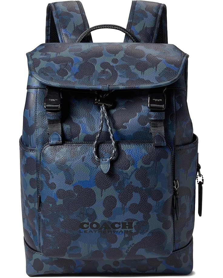 COACH League Flap Backpack Camo 3 COACH League Flap Backpack Camo